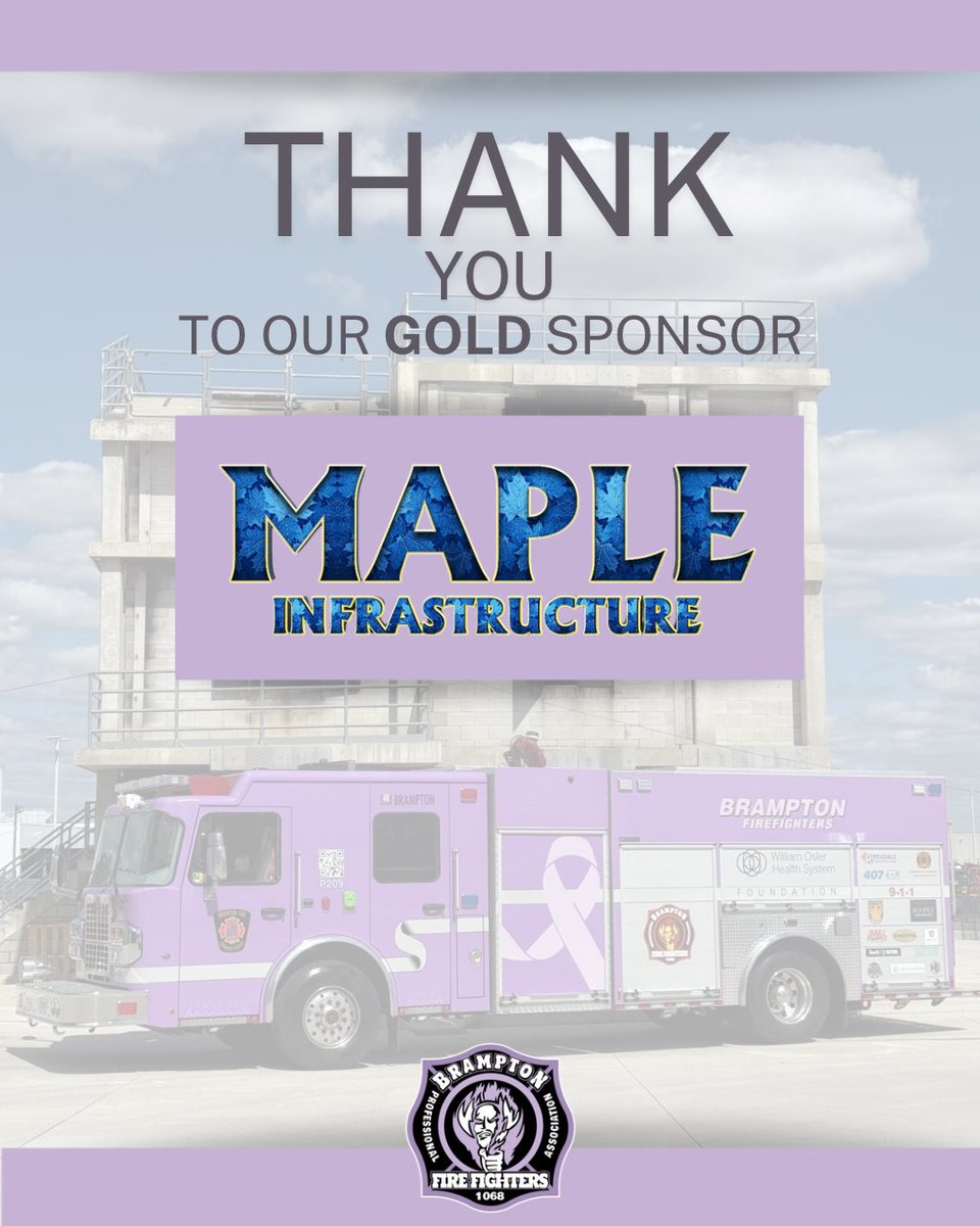 Rounding out our list of Gold Sponsors is the team at Maple Infrastructure. 

With over 20 years of construction experience in the residential &amp; commercial sector, make sure you connect with them to inquire about your next project.

Thanks for supporting the #BPFFALavenderTruck!