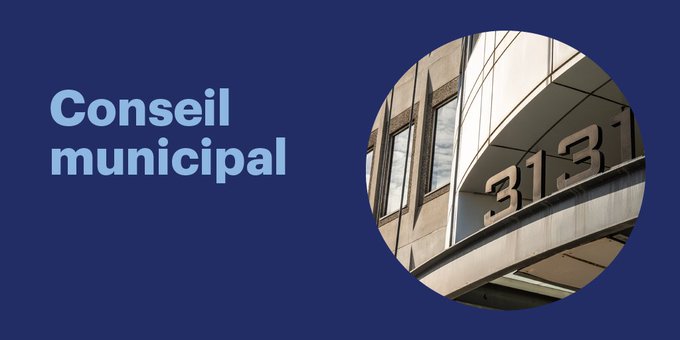 Conseil municipal 🏦| La séance du #conseilmunicipal se tiendra le mercredi 1er octobre 2025, dès 18h30.

📌 Consultez l'ordre du jour : bit.ly/CM-Ordredujour 
➡️ laval.ca/webdiffusion