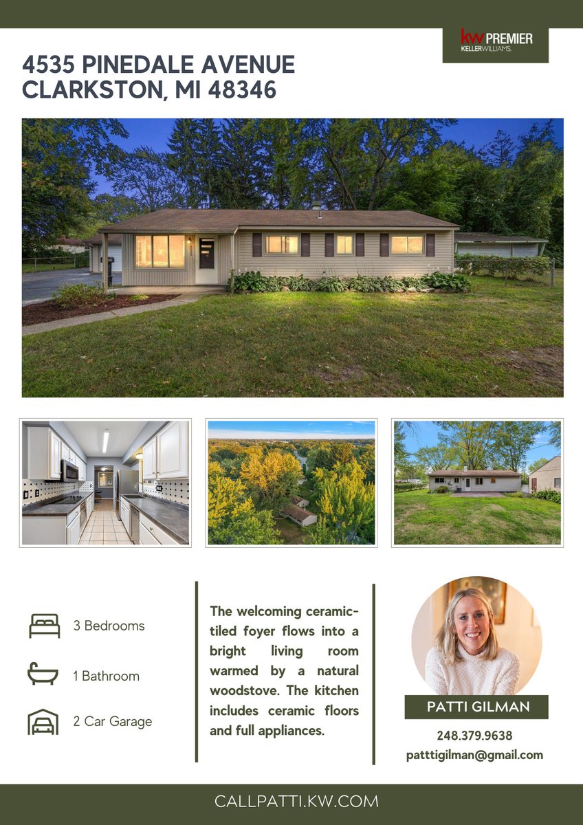 PattiGilman's tweet image. 📷 A Fresh Take on Ranch Living  📷
Step into a home where modern design meets everyday ease. From a chef-inspired kitchen to a private backyard escape, this reinvented ranch makes single-level living extraordinary—now at an incredible new price.
#ClarkstonRanch #ModernStyle