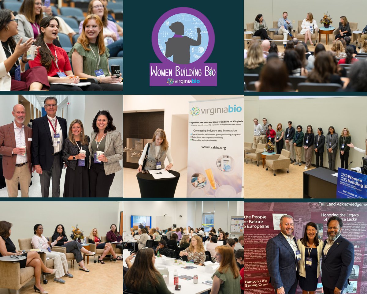 Grateful to all who joined us for the 10th Annual Women Building Bio at @FralinVTC! 💡✨ A day of innovation, collaboration &amp; connection in the life sciences community. Remember to #FindYourMentor, #InvestInWomen &amp; #CelebrateTheWins!