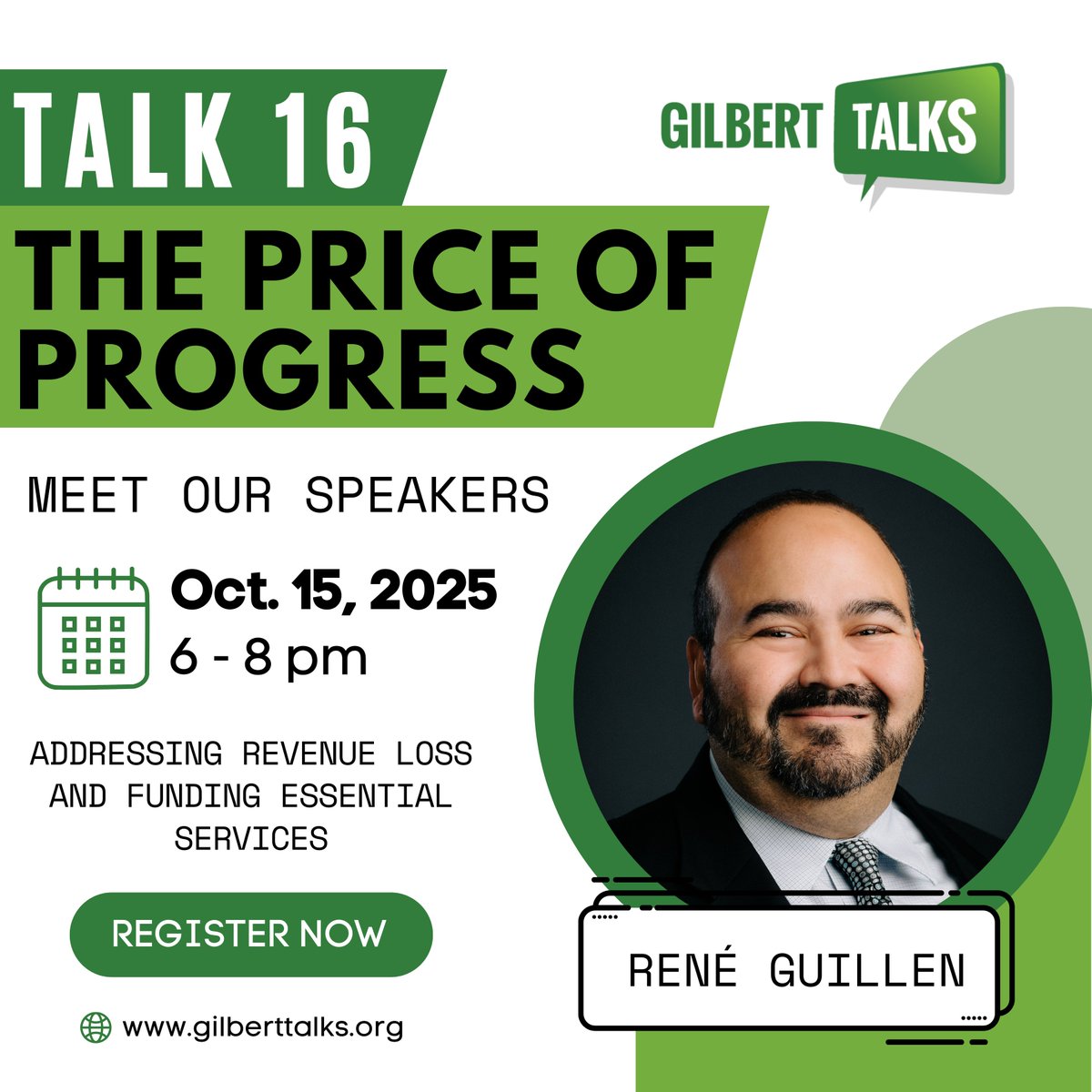GilbertTalks's tweet image. Meet René Guillen, one of our Talk 16 Speakers!

Talk 16 RSVP: eventbrite.com/e/talk-16-the-…