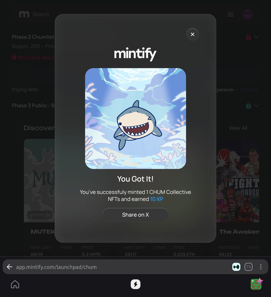 gm 
I minted <a href="/chumonhl/">ᴄʜᴜᴍ</a> don't send this to zero Hyperliquid folks

don't forget to yap <a href="/__O_M_L__/">OML</a> also