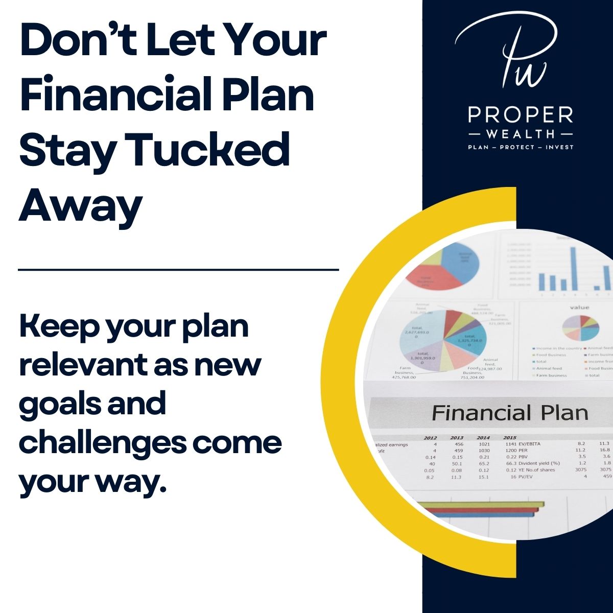 Proper_Wealth's tweet image. A financial plan should not sit in a drawer. Our retainer model allows us to adapt strategies as your career, family, and priorities shift, so your plan always reflects your life today and tomorrow. #ProperWealth #FinancialPlanning #FinancialAdvisorTallahassee