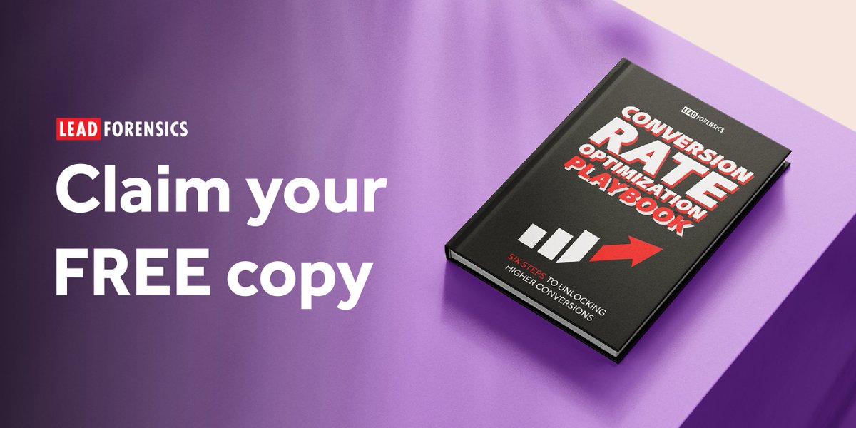 LeadForensics's tweet image. Get more leads without increasing your spending! 💰

This FREE Conversion Rate Optimization Playbook shows you how to maximize your existing traffic.

Get your FREE copy here 👉hubs.ly/Q03KgtDF0

#CRO #ConversionOptimization #DigitalMarketing #B2B #B2BMarketing