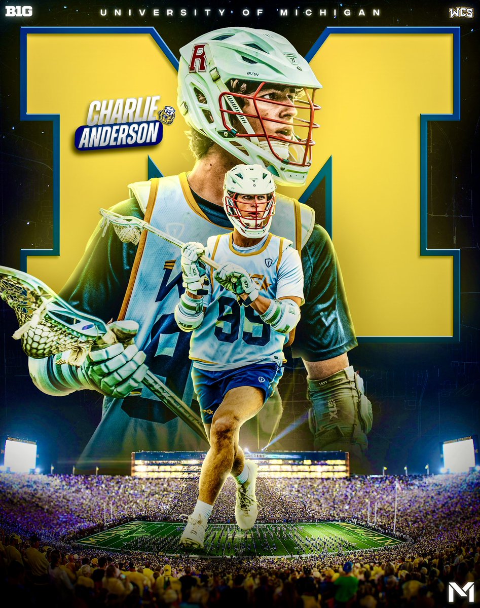 Huge congratulations to ‘27 Midfielder Charlie Anderson on his commitment to <a href="/UMichLacrosse/">Michigan Men's Lacrosse</a>