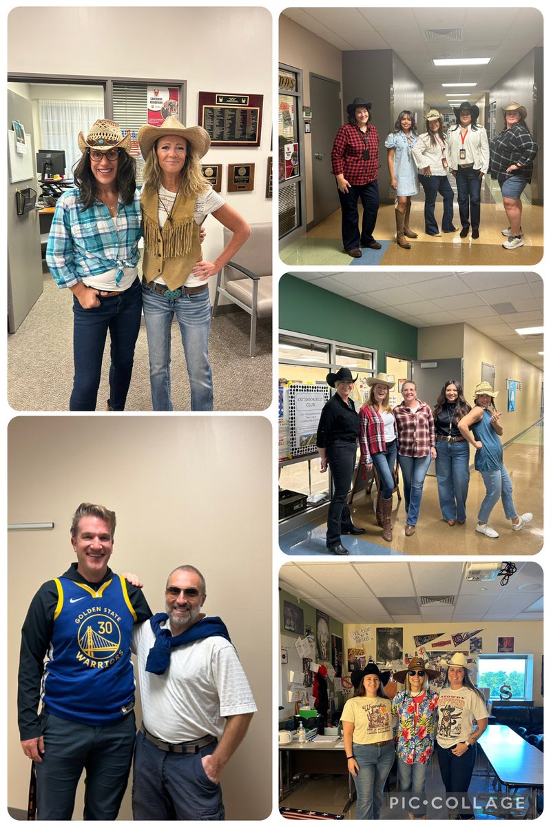 Wild West vs West Coast 
Spirit Days at Skyline. #WeAreSkylineEveryday #StVrainAdvantage <a href="/Skyline_Falcons/">Skyline High School</a> <a href="/KarlaAllenbach/">Karla Allenbach</a>