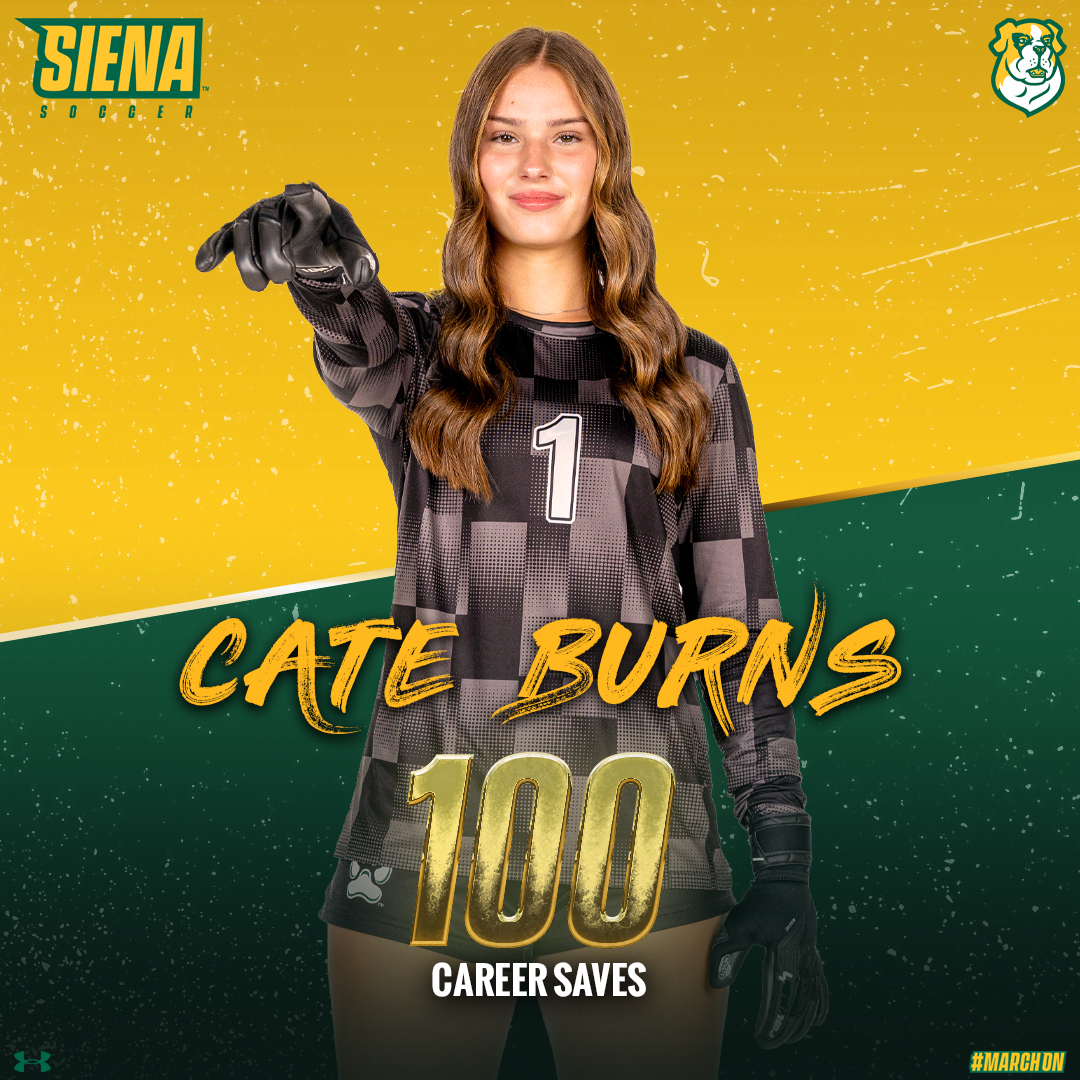 🏅 A milestone performance 💯

Congratulations to sophomore goalkeeper Cate Burns who recorded her 1⃣0⃣0⃣th career save while helping lead us to a perfect 2-0 week 👏

Just the start...

#MarchOn x #SienaSaints x #MAACSoccer x #NCAASoccer