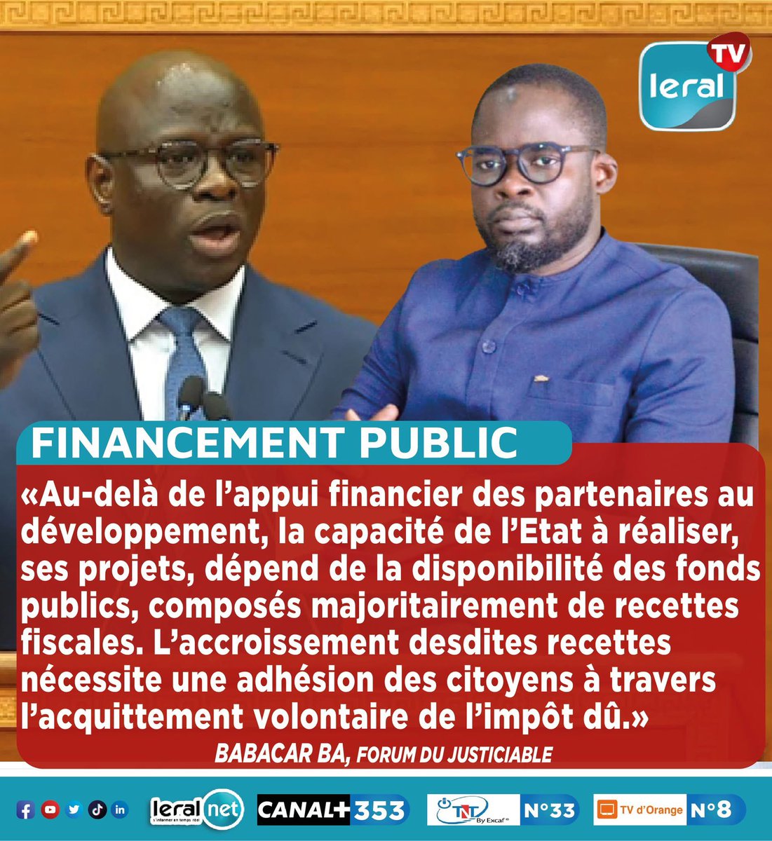 L’accroissement des recettes fiscales nécessite une adhésion citoyenne à travers l’acquittement volontaire de l’impôt dû.