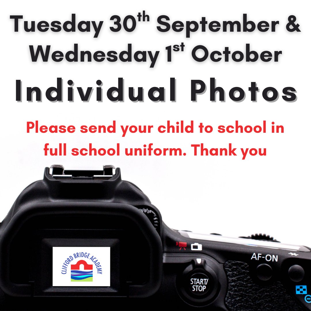 Individual photos - date for your diary!
