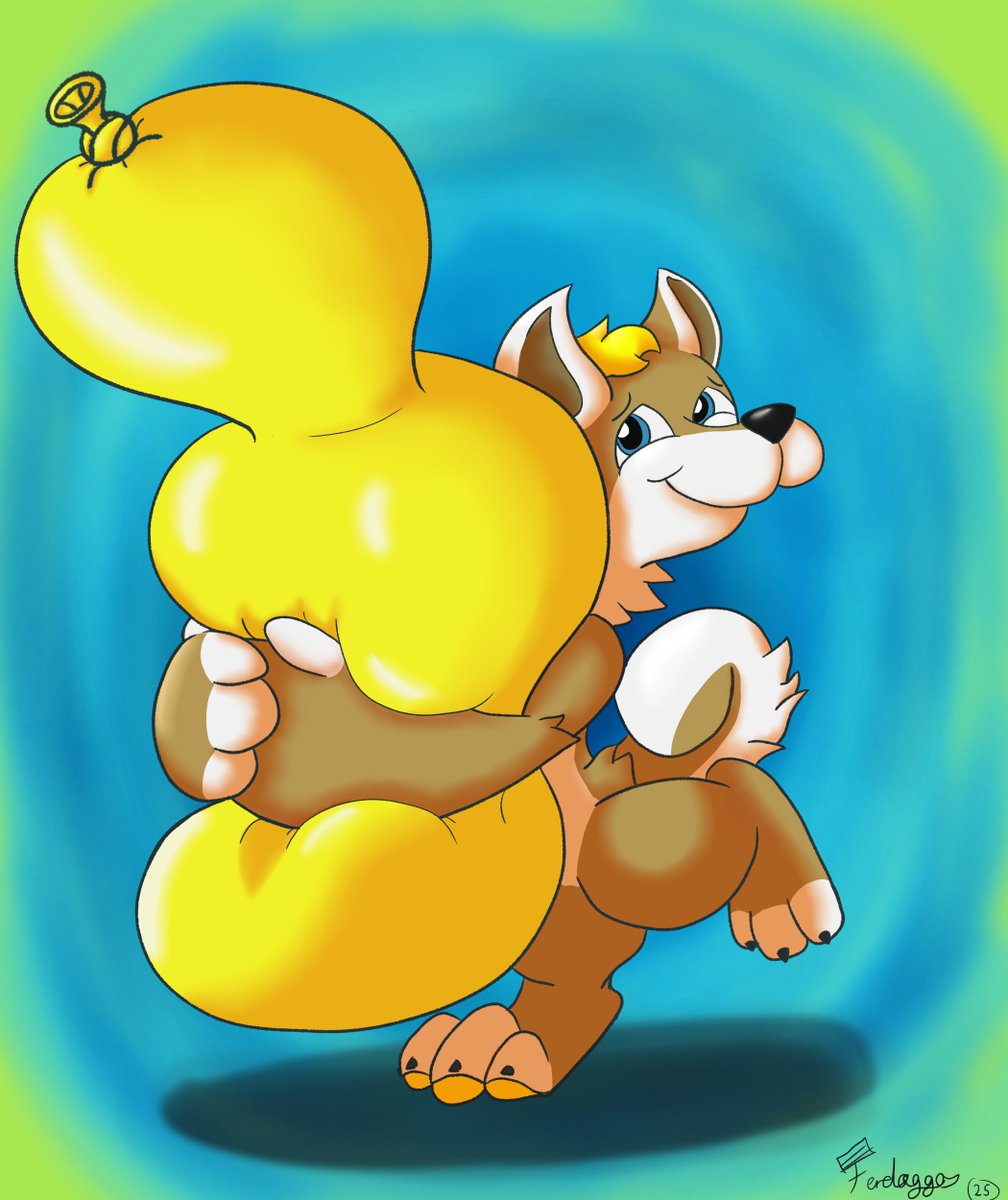 Ferdoggo_Artz's tweet image. Here is the prize from the art raffle for @Chubbydigits_ of his character hugging a pretty big balloon. I was experimenting with a new shading style, and I might do this style more with later works. 

#furry #furryart #furryartist #balloon #digitalart #artmoots #smallartist