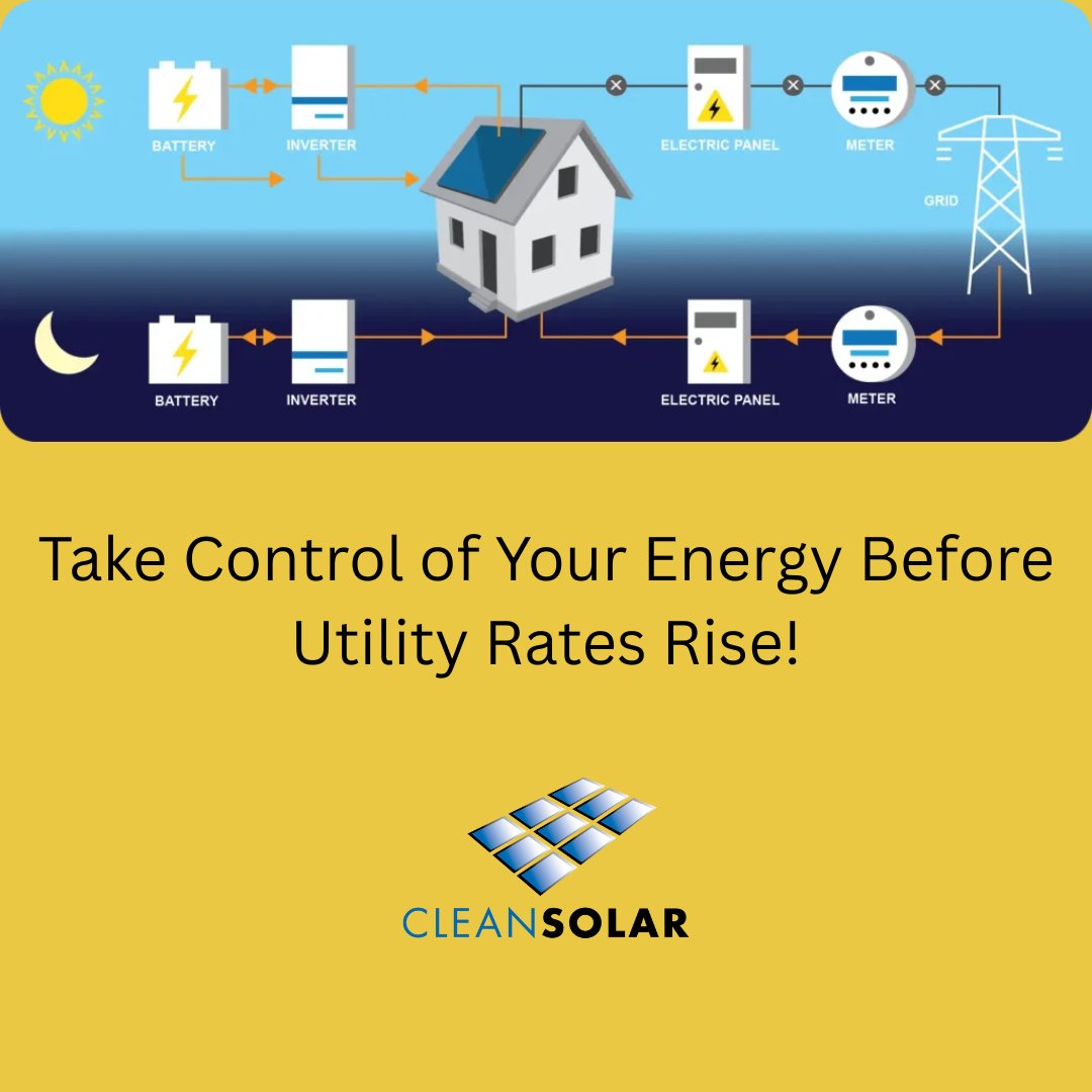 Clean_Solar's tweet image. Invest in your home, your savings, and your energy independence. Clean Solar delivers solar panels, battery storage, and non-export systems designed for ultimate control and reliability. 🌞🔋
📞 888-551-7652 | 🌐 CleanSolar.com
#SolarHome #EnergyIndependence #CleanSolar