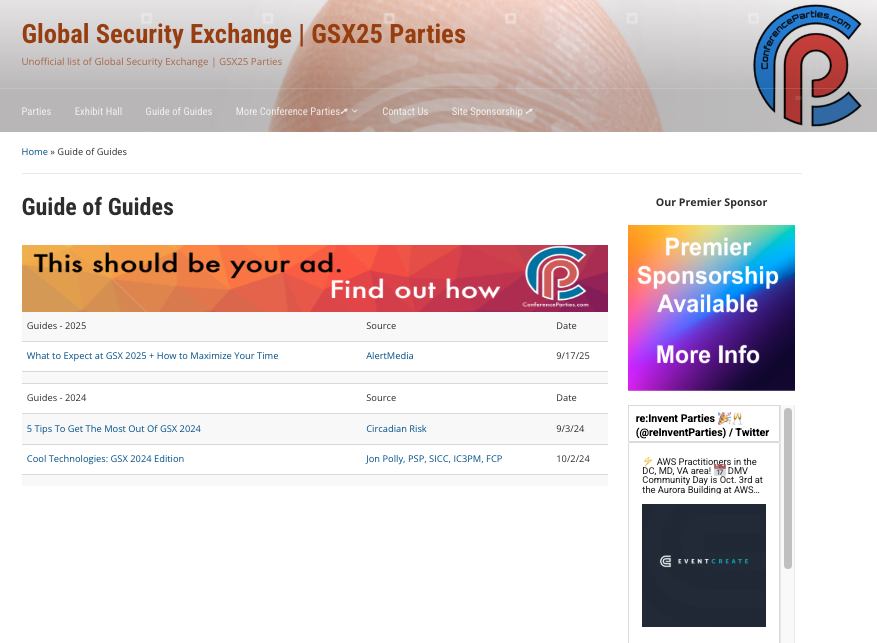 Hacker Summer Camp Parties: BSides BlackHat DEFCON tweet media