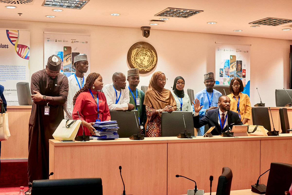 RabiuAI's tweet photo. I closed with these words:
“The #AYHS is more than an event — it is a movement. It reflects our determination as young Africans to take ownership of our health future and hold systems accountable.
We dared to dream, and today, we’ve seen the power of that dream becoming reality.” https://t.co/DeGxrMZA5y