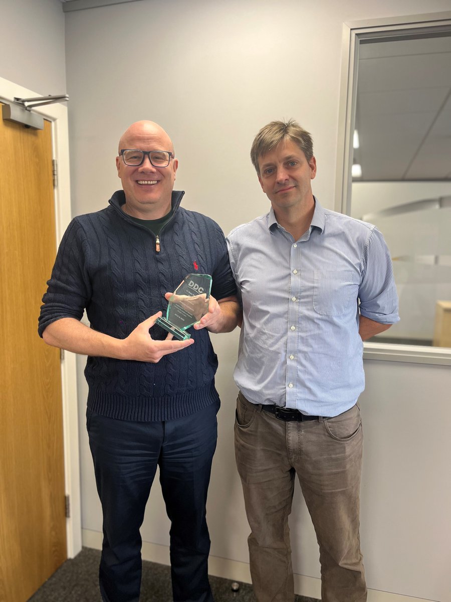 we_are_ddc's tweet photo. 🌟 Celebrating 10 Years at DDC 🌟

We’re delighted to celebrate a special milestone for two of our colleagues Neil and Andrew – who both joined DDC on the same day and have now completed 10 years with us.

Thank you both for all your hard work and efforts. https://t.co/WWzZ1305R5