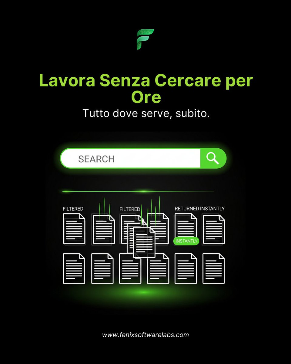 fenixTechLabs's tweet image. File ovunque? Nessuna struttura?
Con Fenix hai ordine, sicurezza e ricerca istantanea.
Lavora meglio, senza perdere tempo.
#Digitalizzazione #Automazione #FenixSoftwareLabs #GestioneDocumenti #WorkflowDigitale