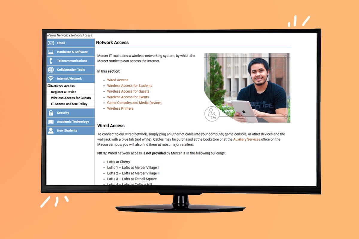 ITMercer's tweet image. Students: Having visitors? They can connect to mercer Wi-fi too! Visit it.mercer.edu to find instructions for all wireless networks. 
it.mercer.edu/student/intern…
#mercerIT #networkaccess
