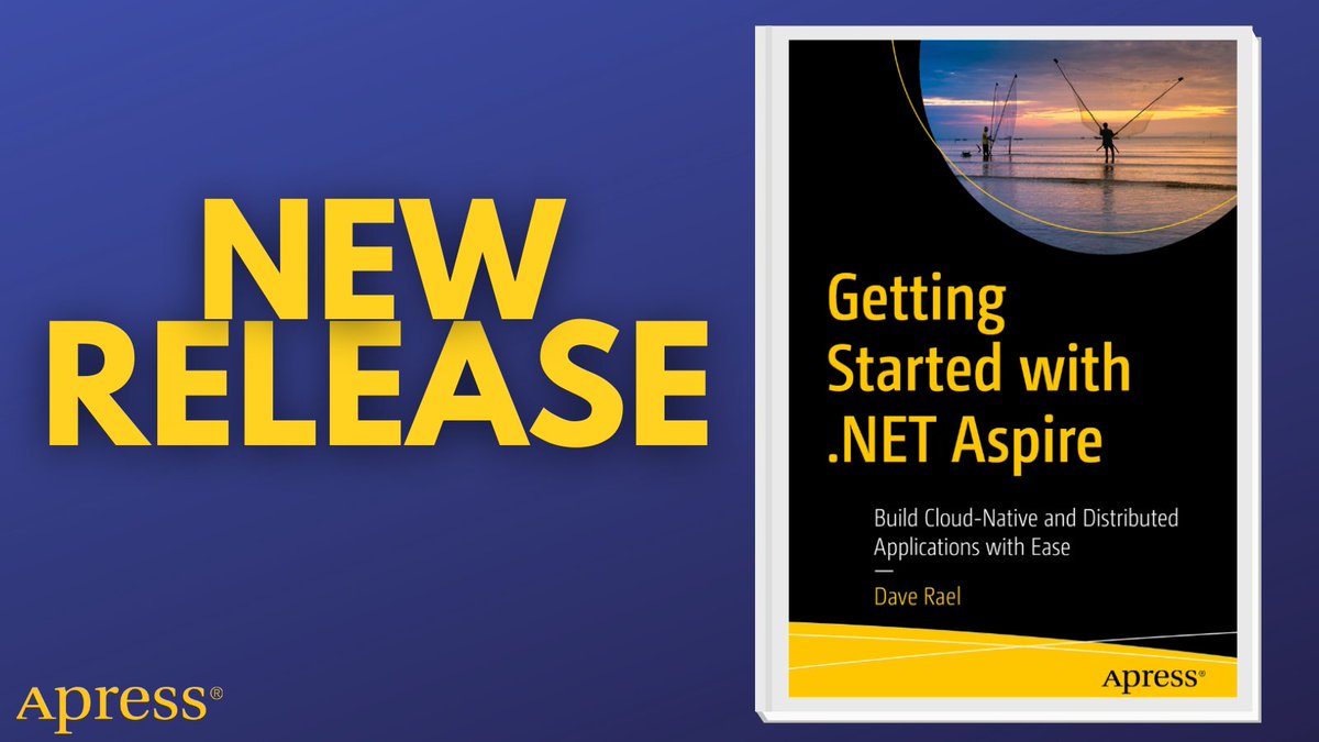 Apress's tweet image. 🔍 What makes .NET #Aspire a game-changer?

✔️ Simplified architecture
✔️ Built-in testing
✔️ Seamless deployment
✔️ Real-world examples

Start building smarter cloud-native apps today! 📚 #DotNet #CloudNative #AspireStack #DevTips #CSharp

🔗 ow.ly/vR9o50Wpwrp