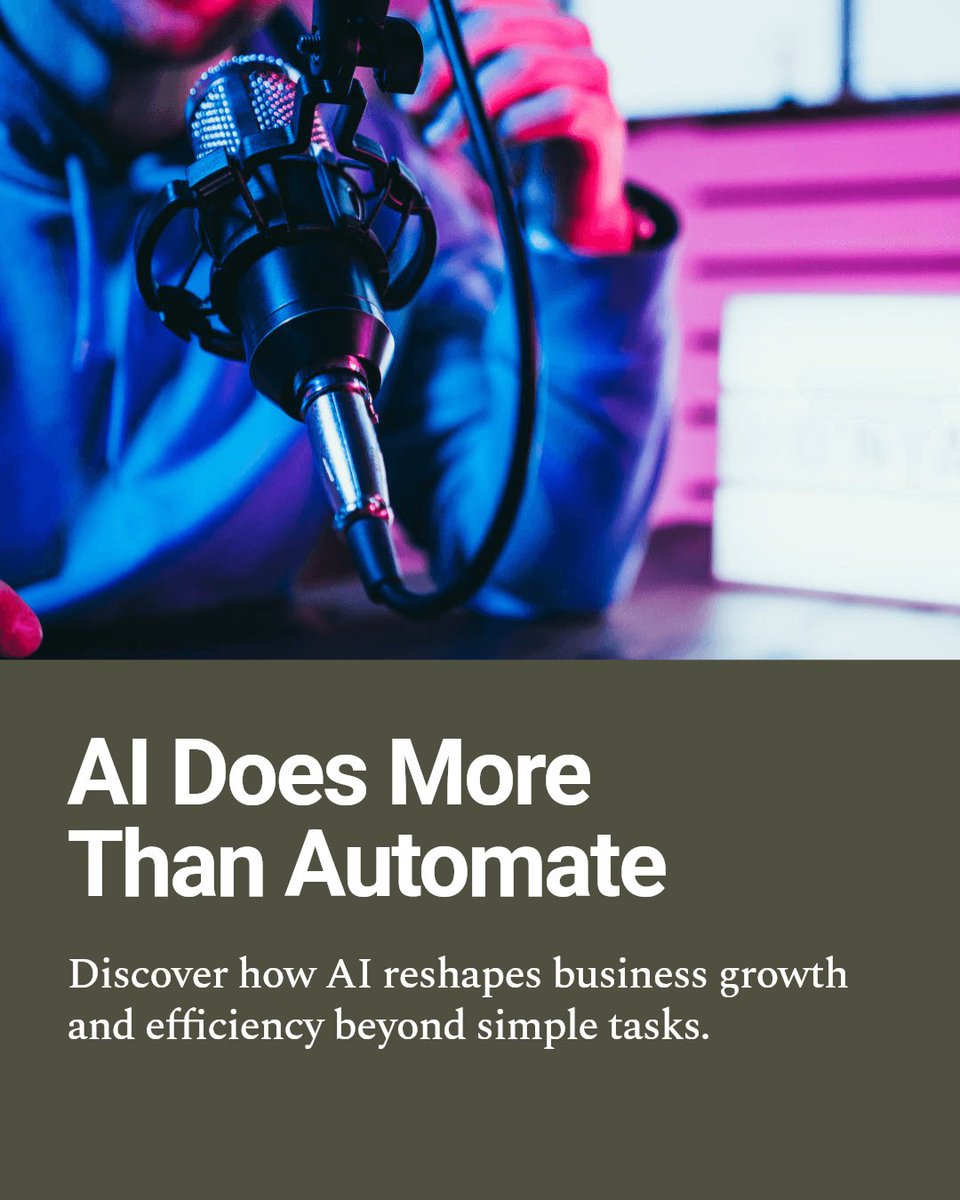 yaro360's tweet image. AI doesn&apos;t just automate tasks; it transforms businesses. 

For enterprise leaders, integrating AI means unlocking new growth opportunities and efficiency gains. 

Stay informed, stay ahead. 

#AIIntegration #BusinessGrowth