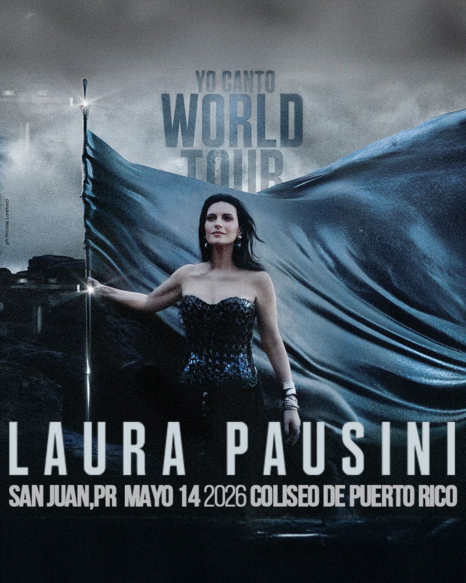 Vive una noche llena de emoción y música  con Laura Pausini en el Coliseo de Puerto Rico en su “Yo Canto World Tour” el 14 de mayo. 🎶🌟🎵 

¡No te quedes fuera! Consigue tus boletos HOY en #Ticketera 🎟️