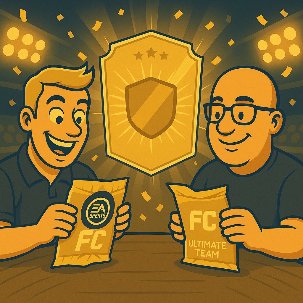 Esta sexta voltamos para um programa diferente, vamos fazer um pack opening com direito a um copo por cada walkout que sacarmos. Se quiseres abrir os teus packs em direto fala conosco ! Novos subs também nos fazem entornar copos ! 

Noticias sobre o Giveaway brevemente !