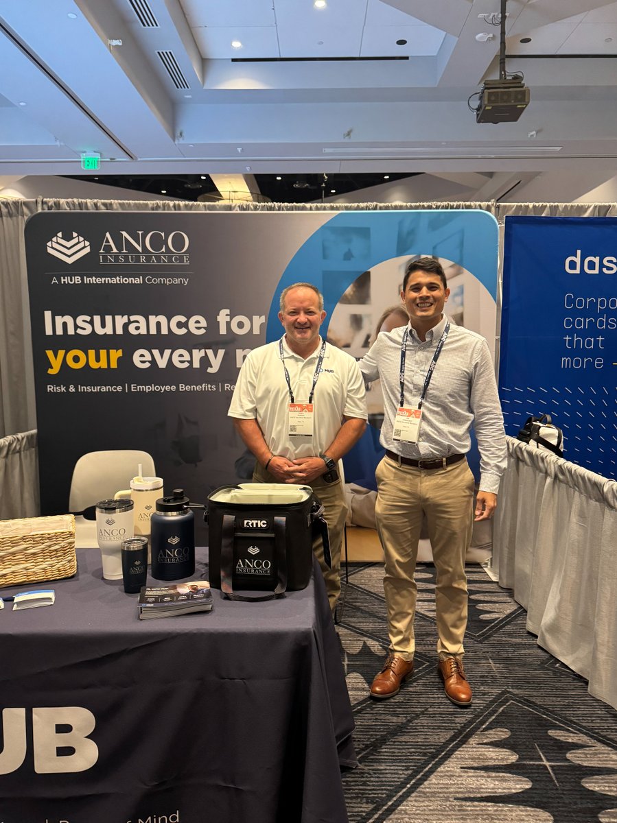 ancoinsurance's tweet image. Had a great time at @RCAT_tx &apos;s Roofing Conference in Round Rock last week! Adam and Joe enjoyed connecting with everyone and picking up new insights.
#HUBInternational #ANCO #BusinessInsurance