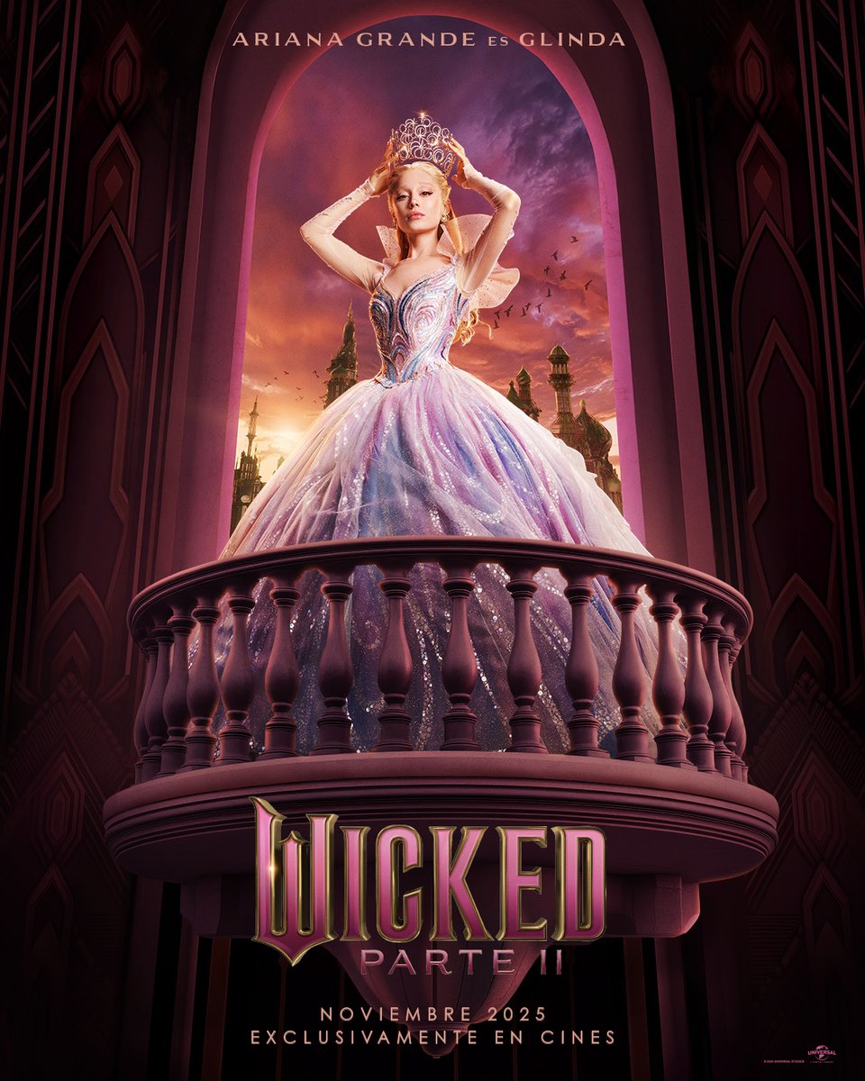Universal_Spain's tweet photo. El miércoles, Tráiler Final de #WickedParte2 🫧 https://t.co/KCKq97cc6V