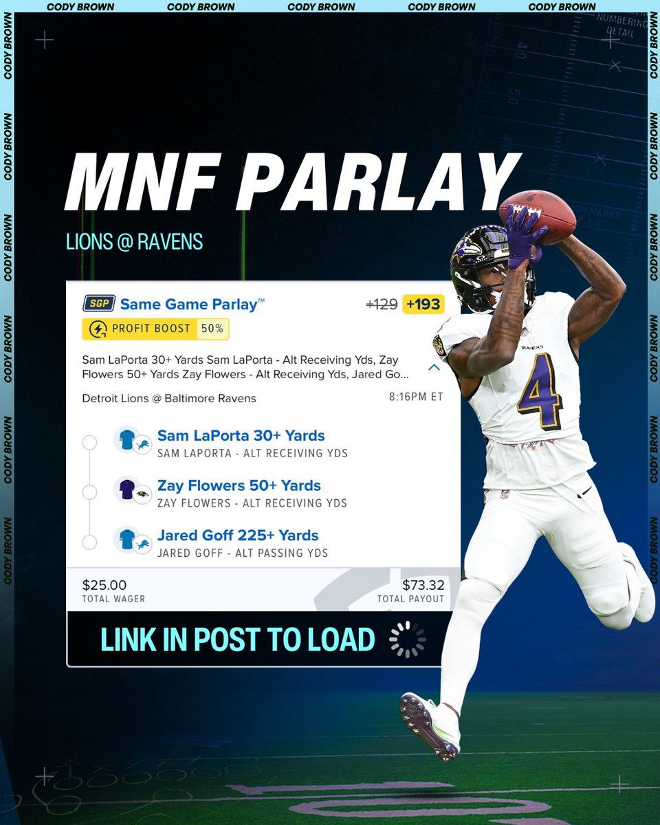 Cody Brown Bets tweet media