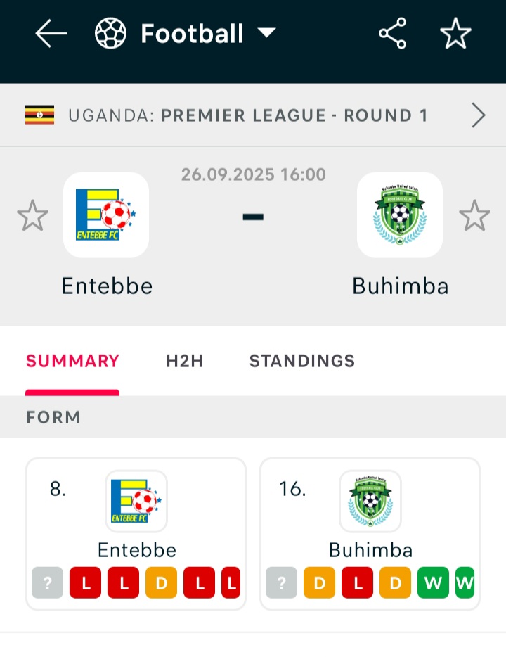 Entebbefc's tweet image. Dear Internet take note that its our youngest brother @UPPC_FC playing in the @UPL at our Home ground.  Unfortunately for us @OfficialFUFA sent us down to the province league without even playing a single game to be related. all the best with our youngest brother @BugandaRFA