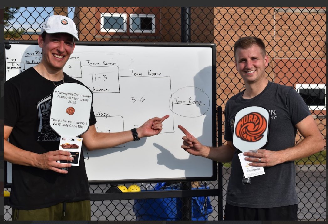 JamielJudah's tweet image. “What a day! 🏓🔥 18 teams, great competition, amazing community support—and Team Rome takes the crown! 👑 Huge THANK YOU to everyone who played, cheered, sponsored, and served. All for Lady Cane Basketball! 🧡 #GameSetMatch #LadyCaneLove #PickleballParty #CommunityStrong”