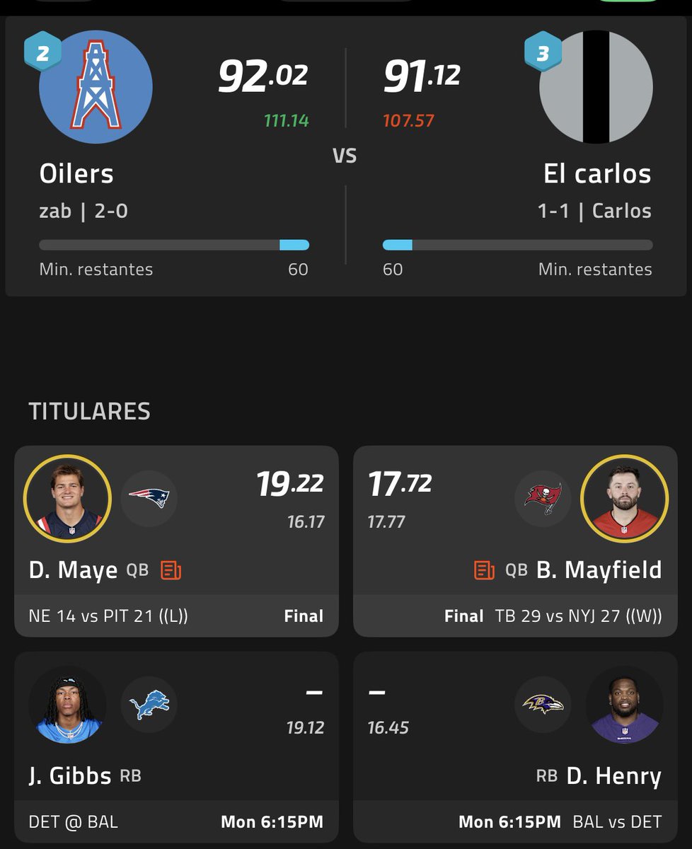 zaaabmoon's tweet photo. @NFLFantasyEsp @MeDicenOre que Henry no haga un punto mas que gibbs https://t.co/l6RZxEKpqs