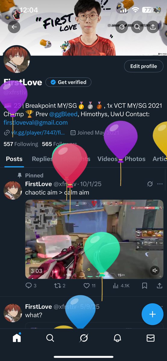 FirstLove tweet media