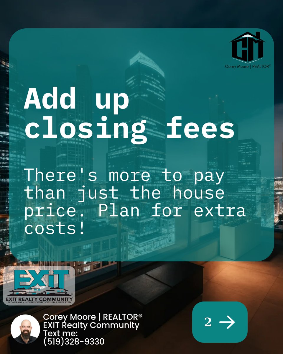moore_corey1's tweet image. Buying your first home in Sarnia-Lambton? 🤔 Don&apos;t let sneaky costs catch you off guard! From inspections &amp;amp; insurance to closing fees, it adds up! Ready to avoid these pitfalls and become a savvy homeowner? Let&apos;s chat about this journey! 🏠💡 #FirstHomeTips