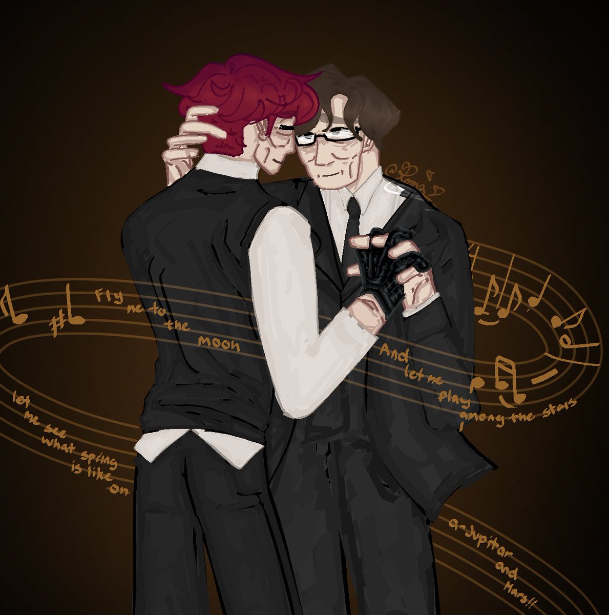 mushroozz's tweet photo. (late) day 6: slow dance
fill my heart with seong gihun or however the song goes
(do we like the red hair?)
#FmInhunWeek #inhun #001x456 #squidgamefanart https://t.co/bdIjCegfj0