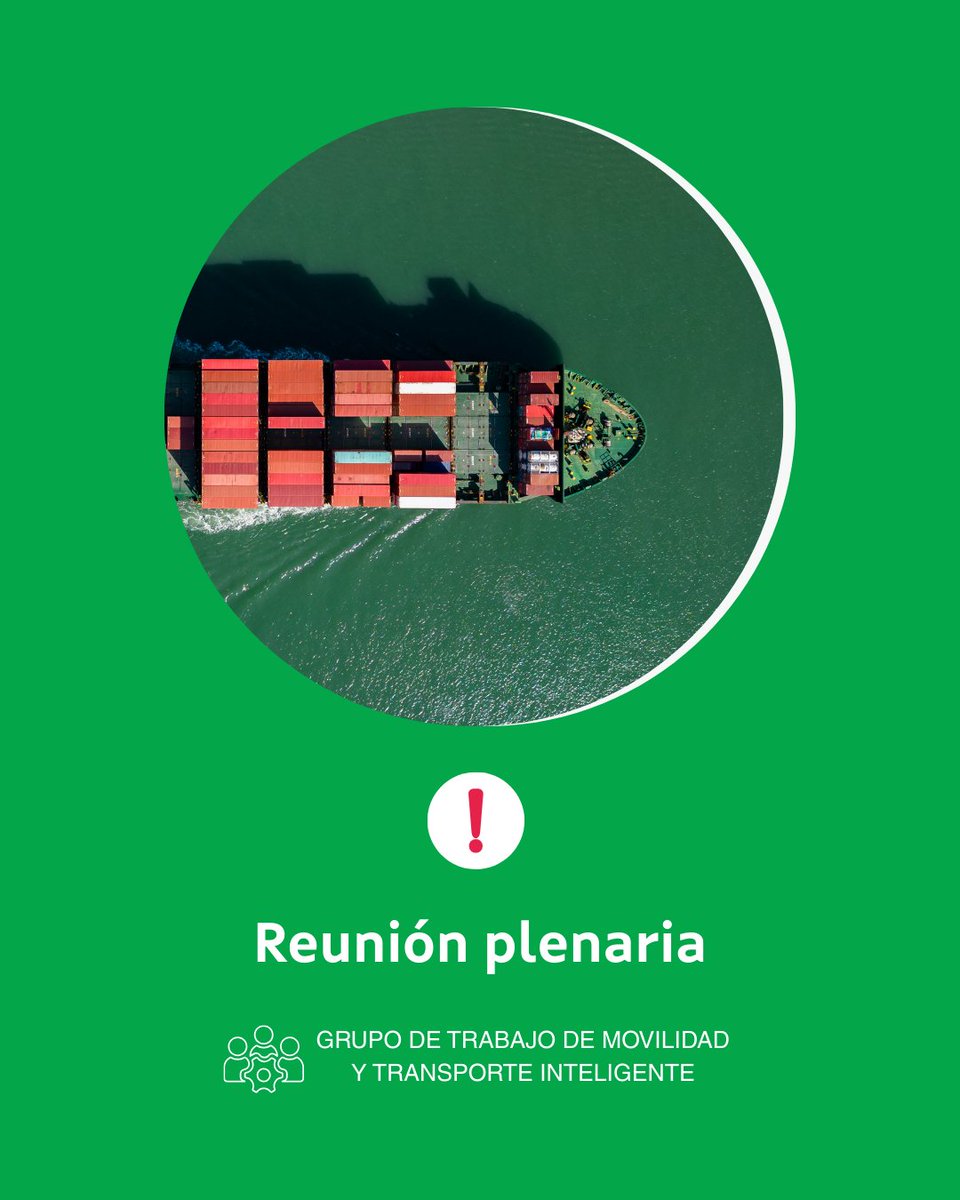 🟢 El Grupo de Trabajo de Movilidad y Transporte Inteligente de la Red CRUSOE se reunirá el próximo martes 30 de septiembre 📅. 

#reunión #CRUSOE #MovilidadyTransporteInteligente