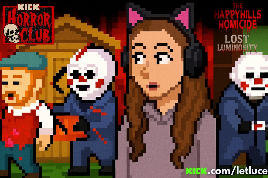 LetLuce2's tweet photo. HORROR GAME CLUB PLAYTHROUGH!

Live now on @kick @KickCommunity
Come see how I get on with this months game choices!

https://t.co/vEW8ViSK06 

#streamer #kickstreaming #horror #HorrorGames #indiegame #gamergirls #horrorgameclub https://t.co/bQSZjmkVJ5