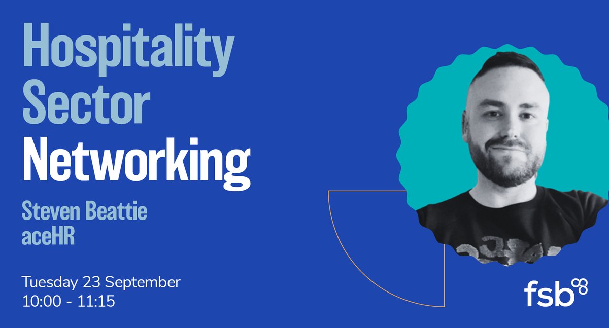 FSBSouthWales's tweet photo. π Hospitality pros! π
Join tomorrowβs #HospitalitySectorNetworking to hear aceHRβs Steven Beattie advise on building a strong, people-first team & tackling the recruitment challenge
π https://t.co/lnYCW4oTkB
π
23 Sept |π10-11.15am | πΊοΈ Online/Virtual
#FSBEvents https://t.co/CaMHoDiRHQ