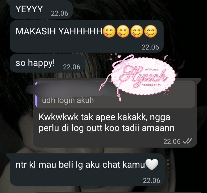 rintgan's tweet image. Happynya nularrr 🩷🫰🏻