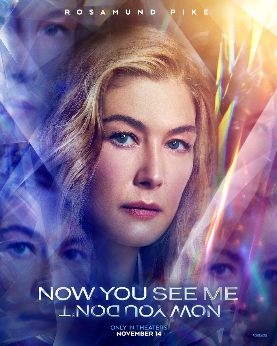 NYSMmovie's tweet image. The Queen of Diamonds. Rosamund Pike is Veronika Vanderberg in #NowYouSeeMe: Now You Don't - in theaters November 14.