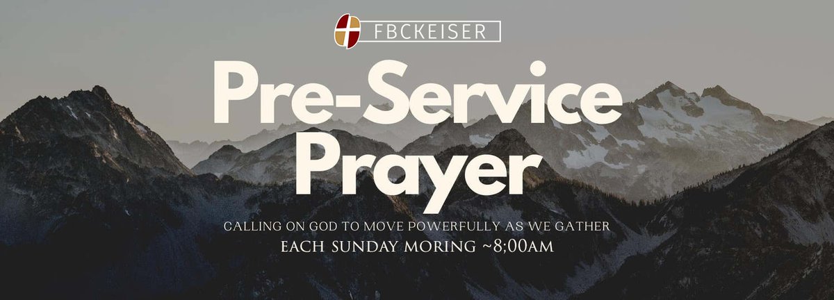 fbckeiser's tweet image. FBC Keiser family, our church opens around 8:00am on Sundays. If you feel led, come early and pray over the sanctuary, classrooms, children’s area, and our campus. Ask the Lord to prepare hearts, move in power, and be glorified. GOD IS GOOD!