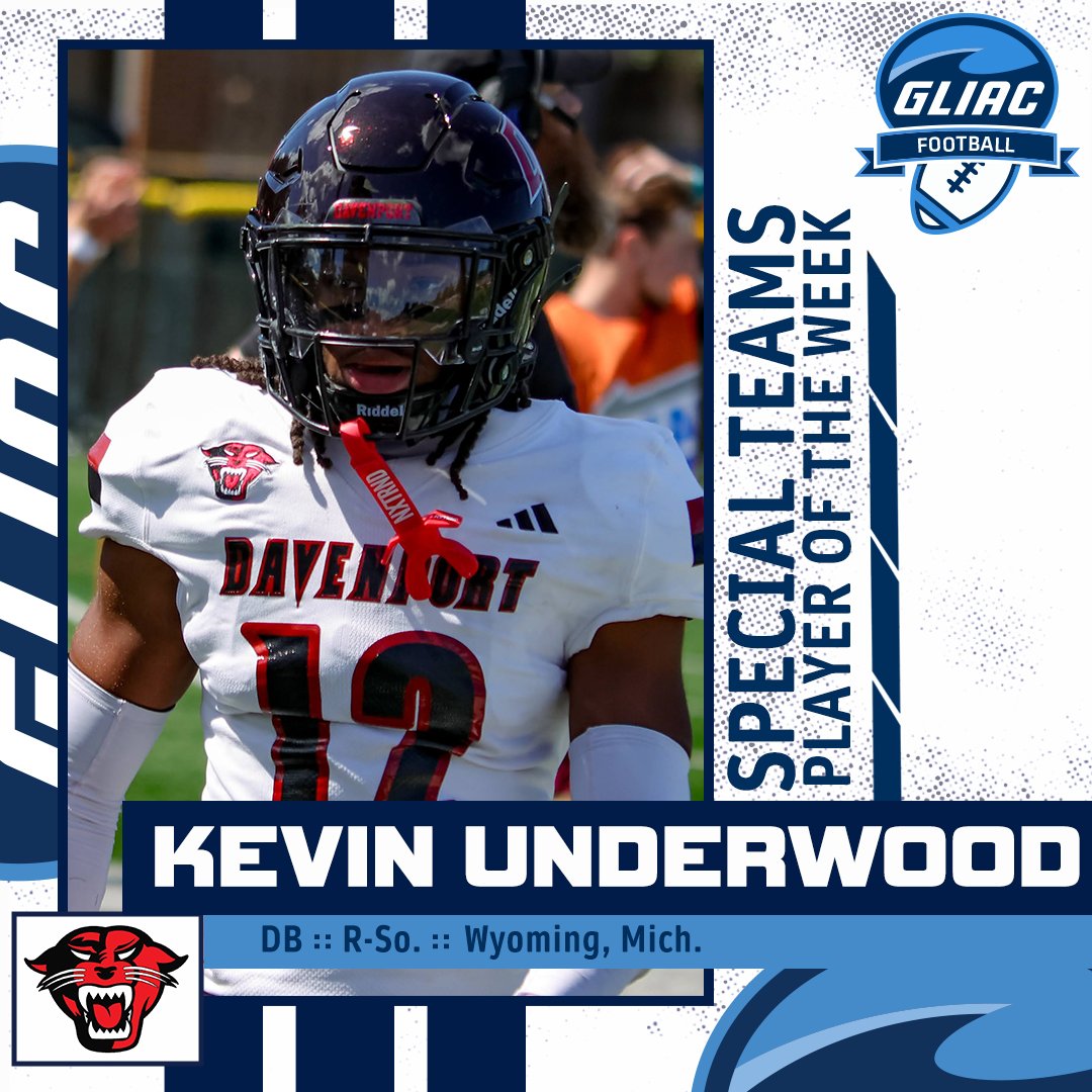 𝗚𝗟𝗜𝗔𝗖 𝗙𝗼𝗼𝘁𝗯𝗮𝗹𝗹 𝗦𝗽𝗲𝗰𝗶𝗮𝗹 𝗧𝗲𝗮𝗺𝘀 𝗣𝗹𝗮𝘆𝗲𝗿 𝗼𝗳 𝘁𝗵𝗲 𝗪𝗲𝗲𝗸

Kevin Underwood :: Davenport

🔗 bit.ly/3Vu2xVq

#WhereChampionsCompete #GLIACFB🏈