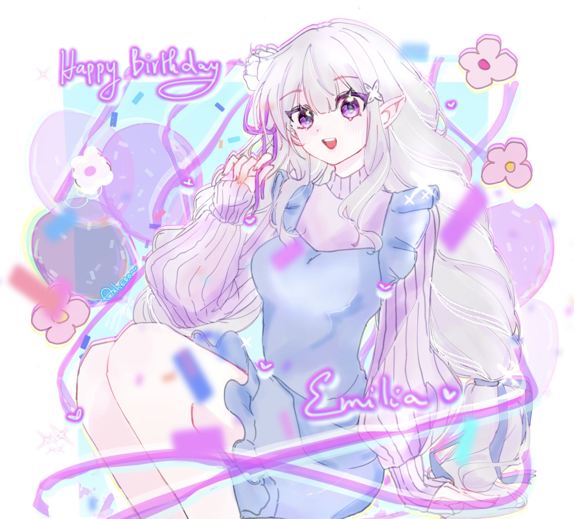 リゼロ「Happy Birthday!エミリア」 Re:ゼロから始める異世界生活』 Re:ゼロから始めるエミリアの