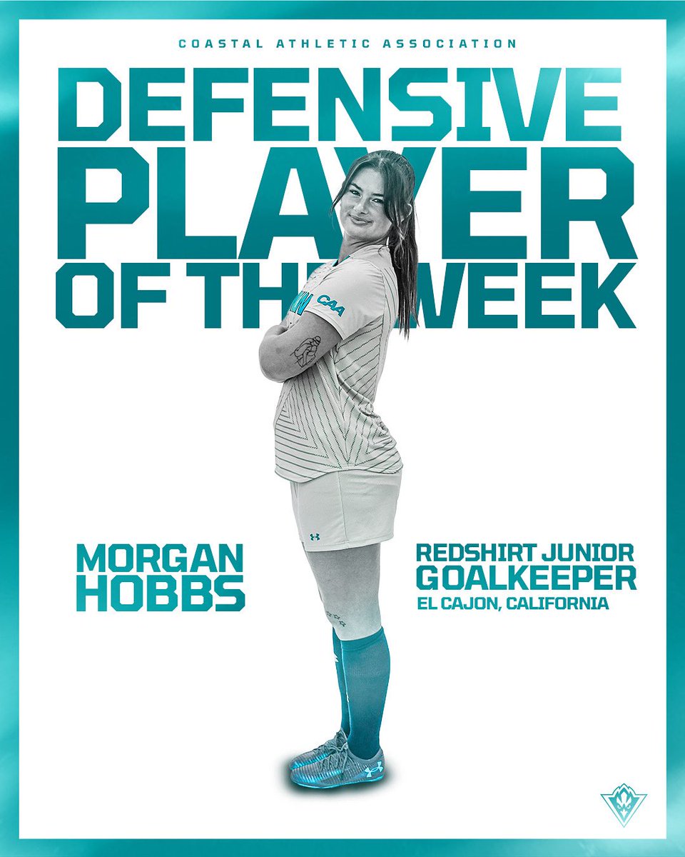 CAA Defensive Player of the Week: Morgan Hobbs 👏