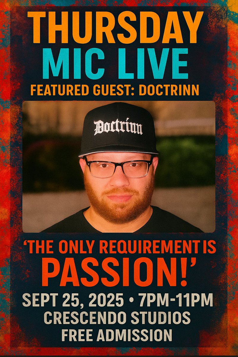 DoctrinnVVIP's tweet image. This come Thursday we rocking Crescendo Studios with that holy hip hop! 

#crescendo #livemusic #chh #holyhiphop #dmvarea