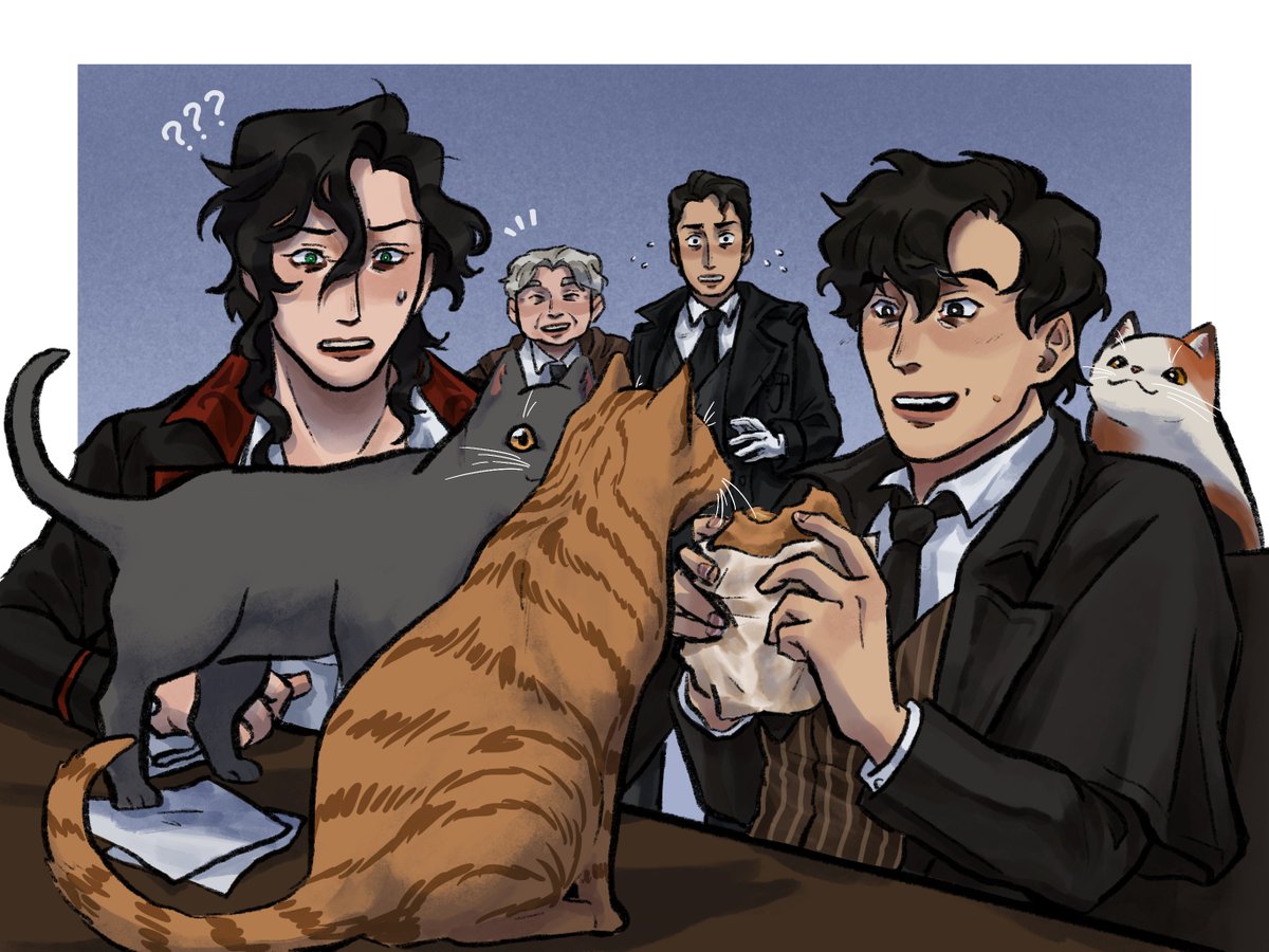 I can't stop drawing Klein with cats...
#诡秘之主 #lotm #LordOfTheMysteries