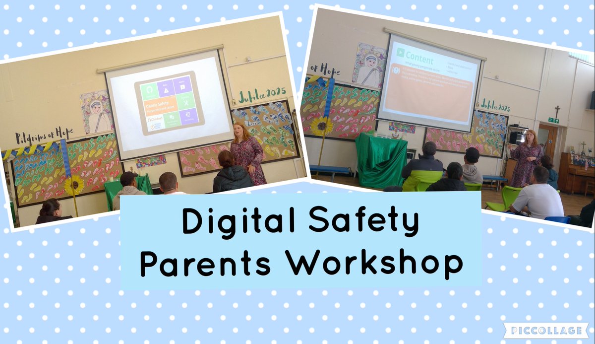 michael_primary's tweet image. Thank you all the families who attended our Online Safety Workshop this afternoon. We discussed what your children are being taught in school, how you can help protect them online and to share some great conversation starters to get you talking about keeping safe. #STMICCOMPUTING