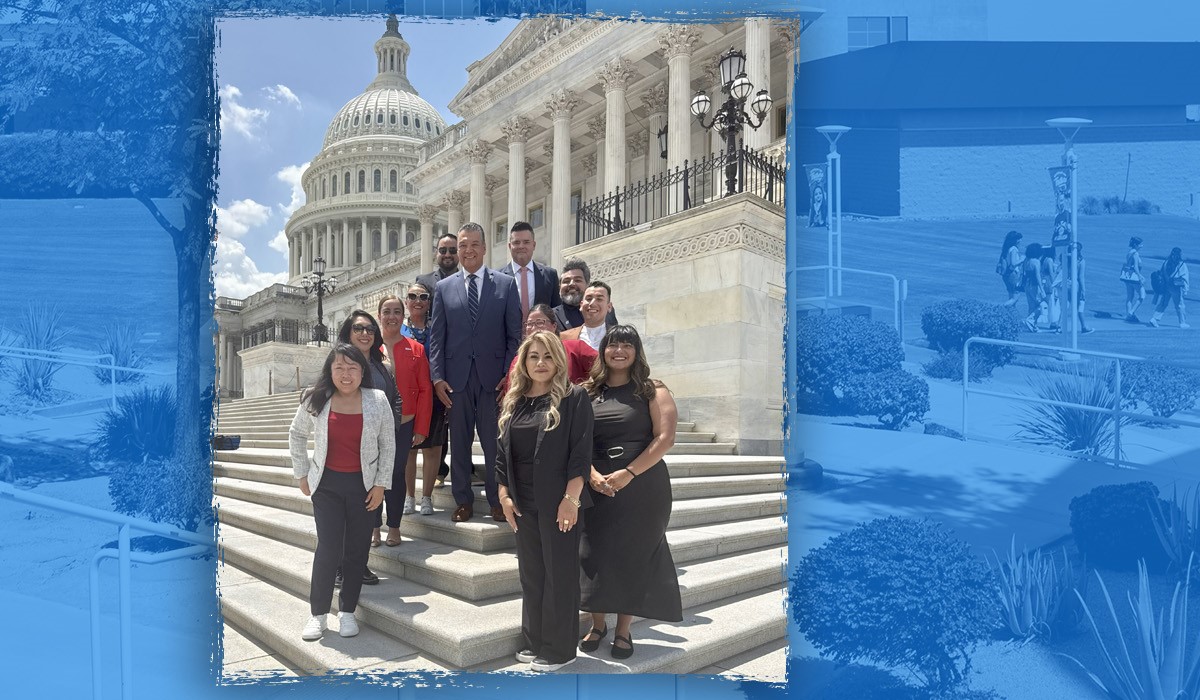 CSUSBNews's tweet image. Congratulations to Edna Martinez, CSUSB Palm Desert Campus AVP, on being named one of nine distinguished leaders in Excelencia in Education’s 2025 Policy Fellowship! 🎓

Read more: bit.ly/4preKrA #CSUSB #CSUSBPDC #LatinoStudentSuccess #CoyotePride