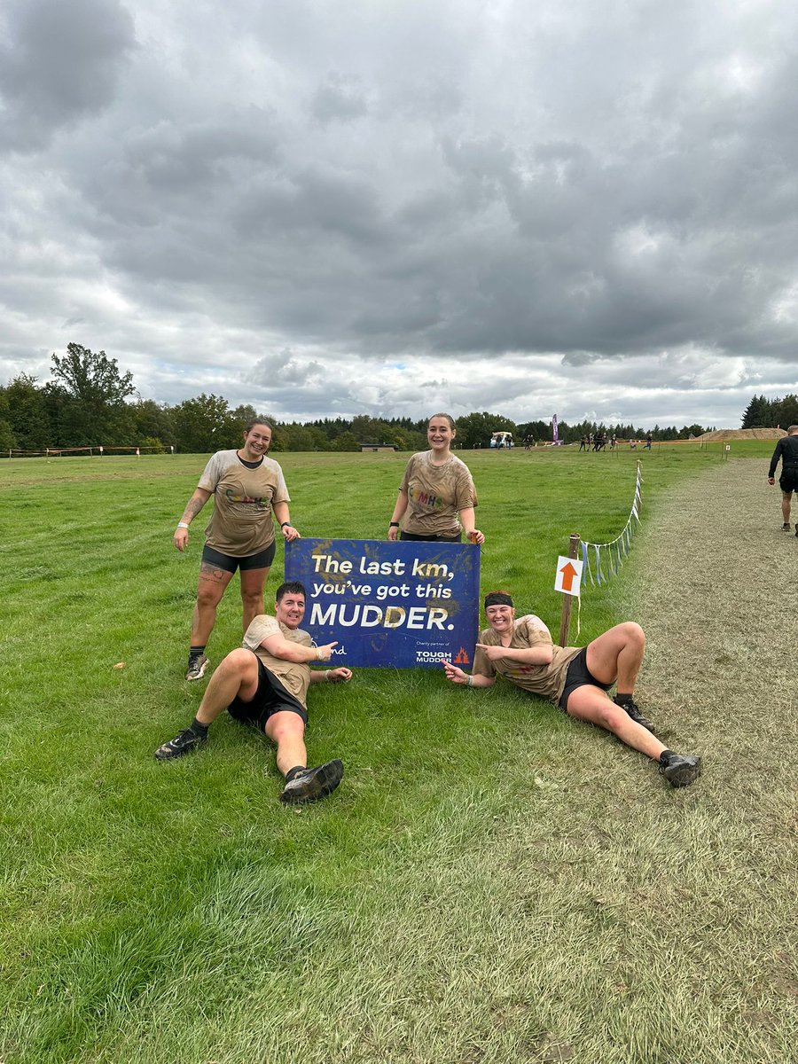 Top effort from Beth, Kelly, Joey and Olivia, who took on Tough Mudder 15km, raising over £1300 for Pennine Care Charity &amp; Hope unit💪

Pennine Care Charity has 5 places at Manchester Marathon in April. DM us if up for a challenge to raise money to support mental health services.