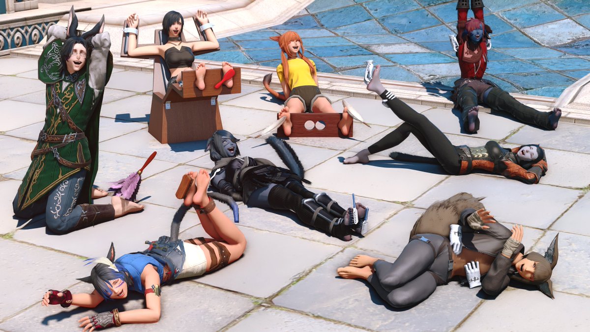 More often than not the fans I've met have preferred to be on the receiving end. Perfect targets for a squad of hungry 'lers hunting ticklish cuties, wouldn't you agree? Luckily for them, they won't be going anywhere anytime soon.