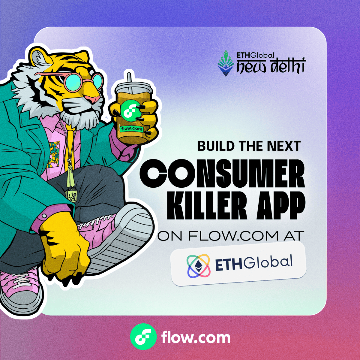 Flow is headed to <a href="/ETHGlobal/">ETHGlobal</a> New Delhi and bringing $10k in hackathon prizes!

Builders have chosen Flow above any other network all year long, and this hackathon should be no different.

From the hackathon to the side events, here's where you can catch the Flow team this week ⤵️