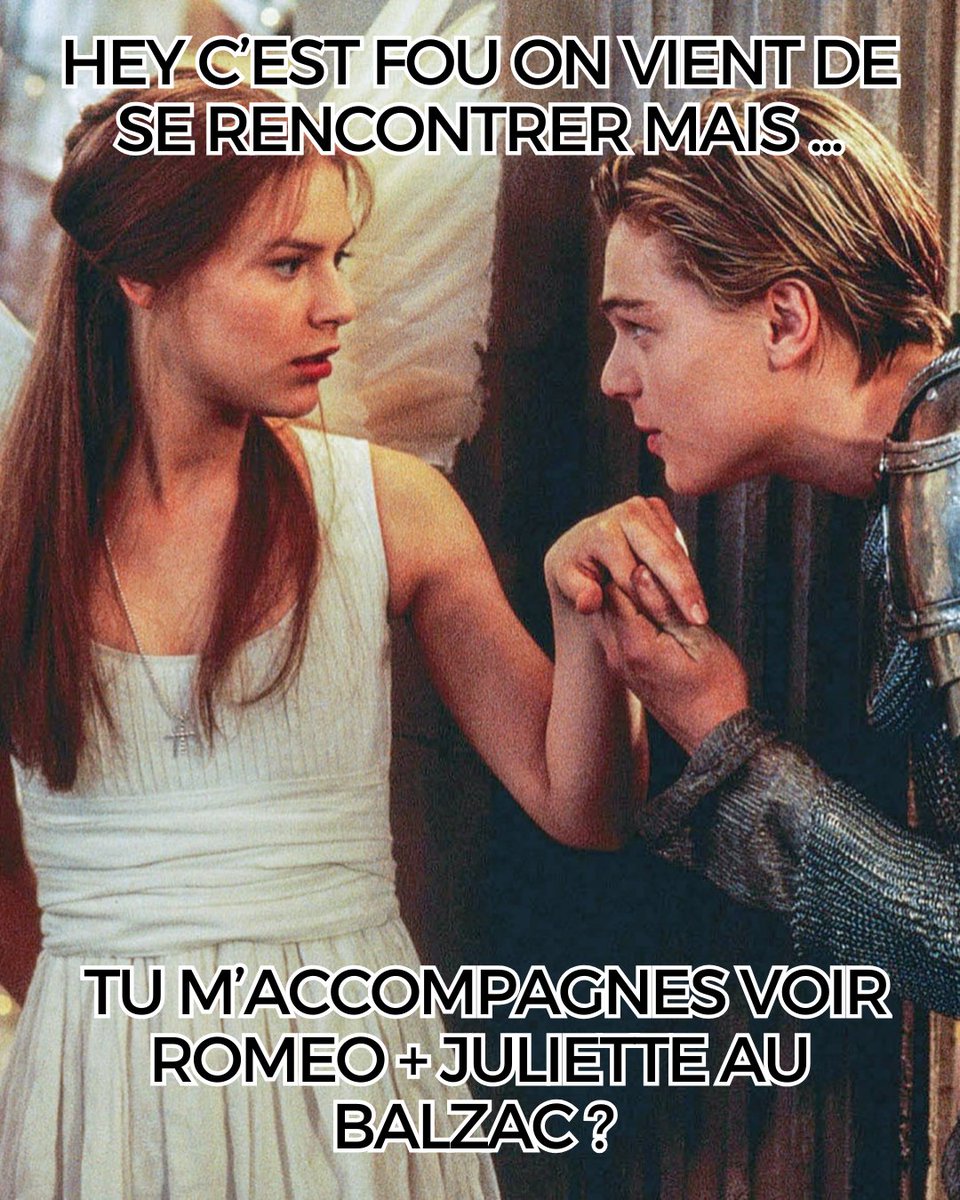 ✨Jeudi 25 septembre à 20h, rendez-vous au cinéma Le Balzac pour un nouveau rendez-vous CinéMalice ! #romeoandjuliette #bazluhrmann #leonardodicaprio #clairdanes #cinema #paris #cineclub #vintage #disney #screening #specialscreening #sortiesparis #activitesparis #cinemaprojection